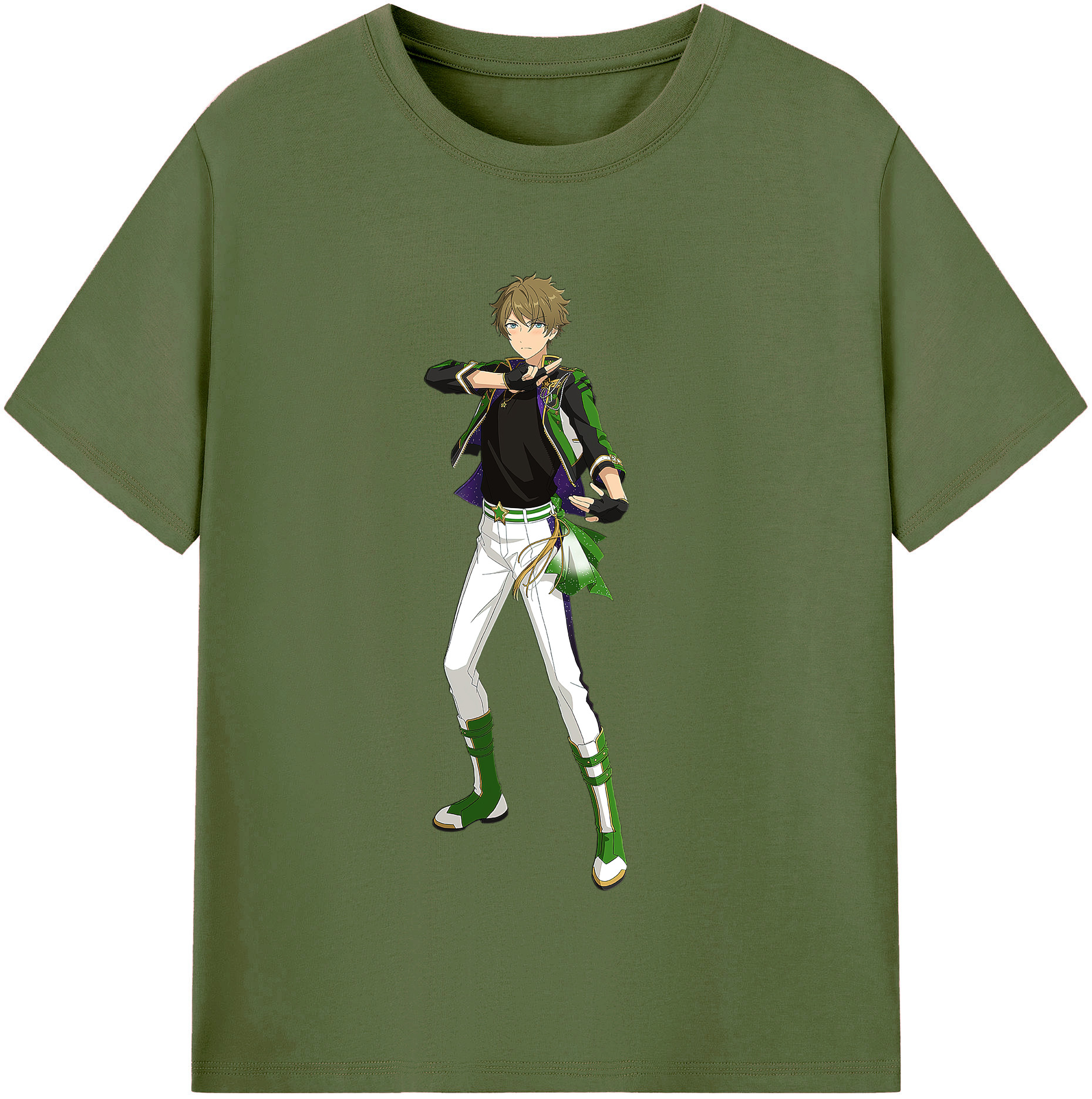 （画像用） あんさんぶるスターズ! Ensemble Stars 綿100％半袖Tシャツ（フロントプリント）